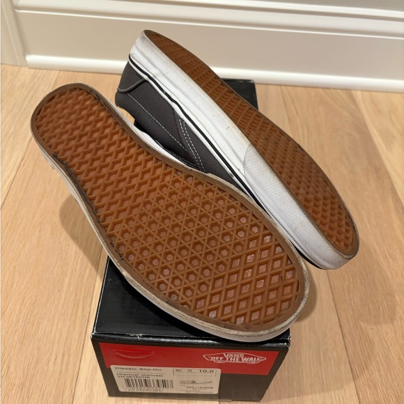 Vans Charcoal Slip-On Sneakers - Picture 6 of 6